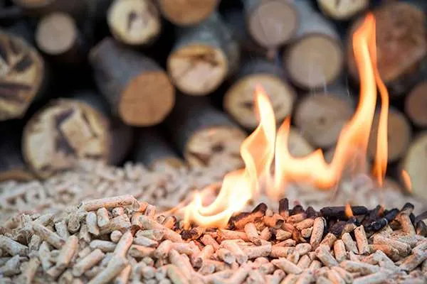 Burning Pellets in Early Spring